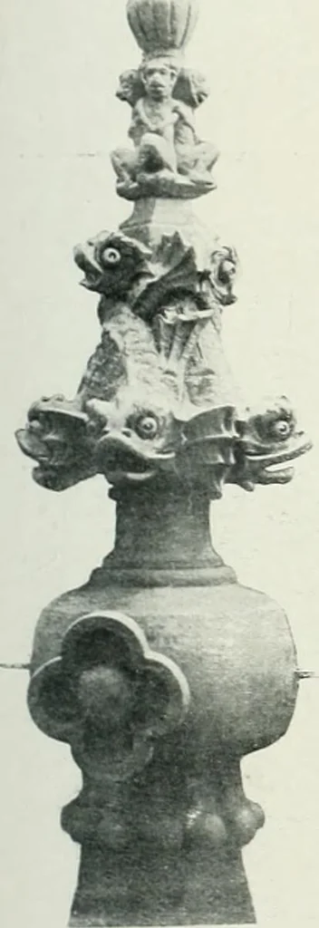 An illustration from L'oeuvre de Puig Cadafalch, architecte, 1896-1904 : architecture, décoration, mobilier, serrurerie, carrelages, &c, &, 1904, leaf 94
