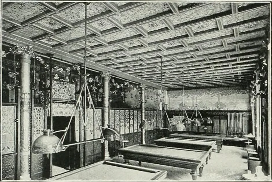 An illustration from L'oeuvre de Puig Cadafalch, architecte, 1896-1904 : architecture, décoration, mobilier, serrurerie, carrelages, &c, &, 1904, leaf 97