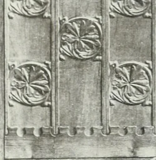 An illustration from L'oeuvre de Puig Cadafalch, architecte, 1896-1904 : architecture, décoration, mobilier, serrurerie, carrelages, &c, &, 1904, leaf 98
