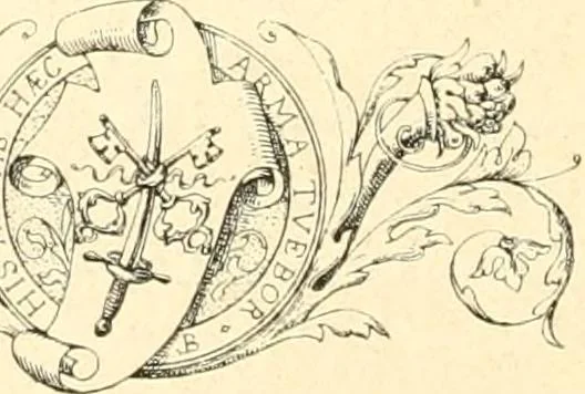 An illustration from L'oeuvre des peintres émailleurs de Limoges; Léonard Limosin, peintre de portraits, d'après les catalogues de ventes, de musées et d'expositions et les auteurs qui se sont occupés de ces émaux, 1897, leaf 265