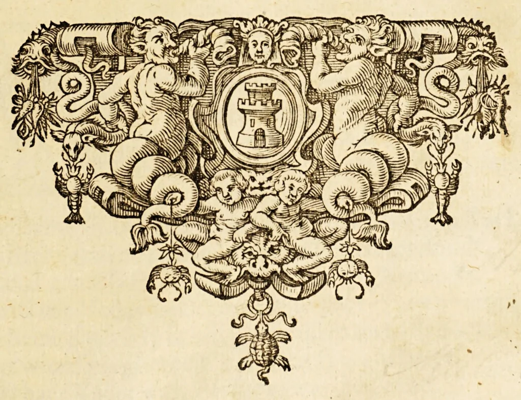 An illustration from Lof-dicht, over de heerlijcke victorie, in het veroveren van de silver vlote, in de Baey van Matanca, onder het beleyt van den e. ende manhaften Heer Generael Pieter Pieterz Heyn, als oock het veroveren der twee galioenen, comende uyt de Honduras, 1629, leaf 7