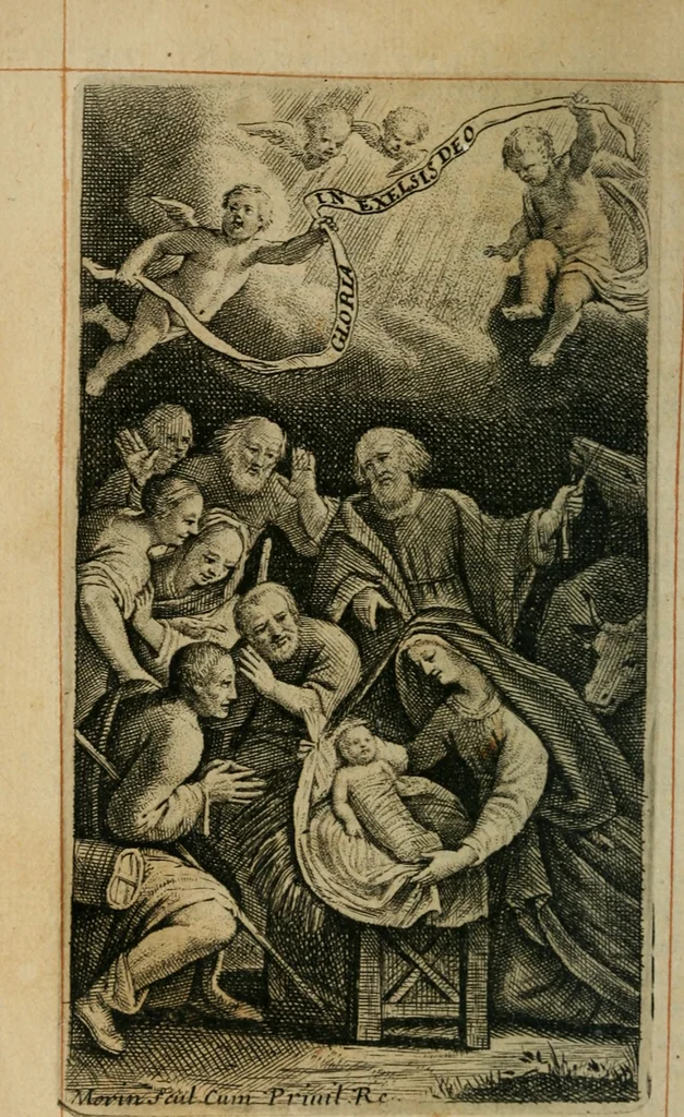 An illustration from L'office de l'église en latin et en français. Contenant l'office de la Vierge pour toute l'année: l'office des dimanches & des fêtes ... Avec une instruction pour les fidelles, 1672, leaf 431