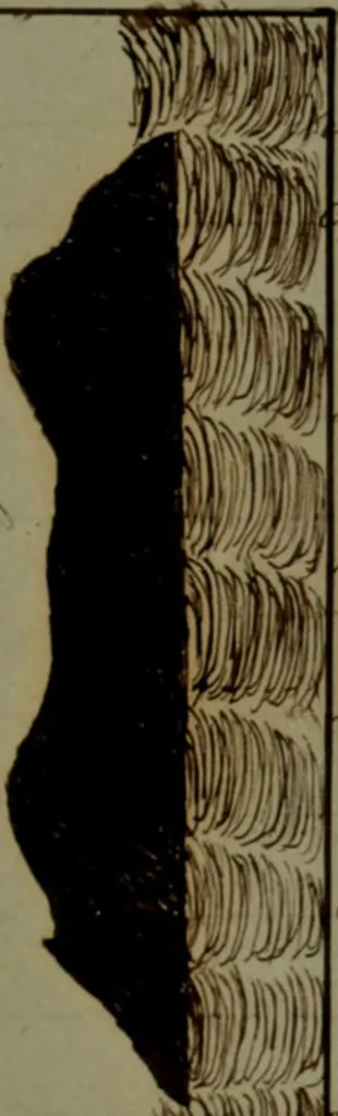 An illustration from [Logbook of the Saratoga (Ship) of New Bedford, Mass.; mastered by Frederick Slocum, kept by Washington Fosdick, on voyage from 3 Nov. 1856-1 June 1860], 1857, leaf 120