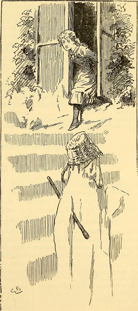 An illustration from The log of the "Flying Fish" : a story of aerial and submarine peril and adventure, 1887, leaf 412