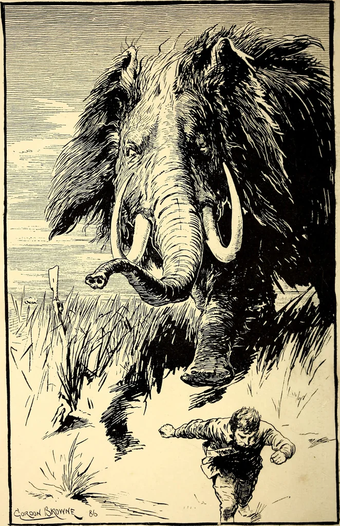 An illustration from The log of the "Flying Fish" : a story of aerial and submarine peril and adventure, 1887, leaf 5