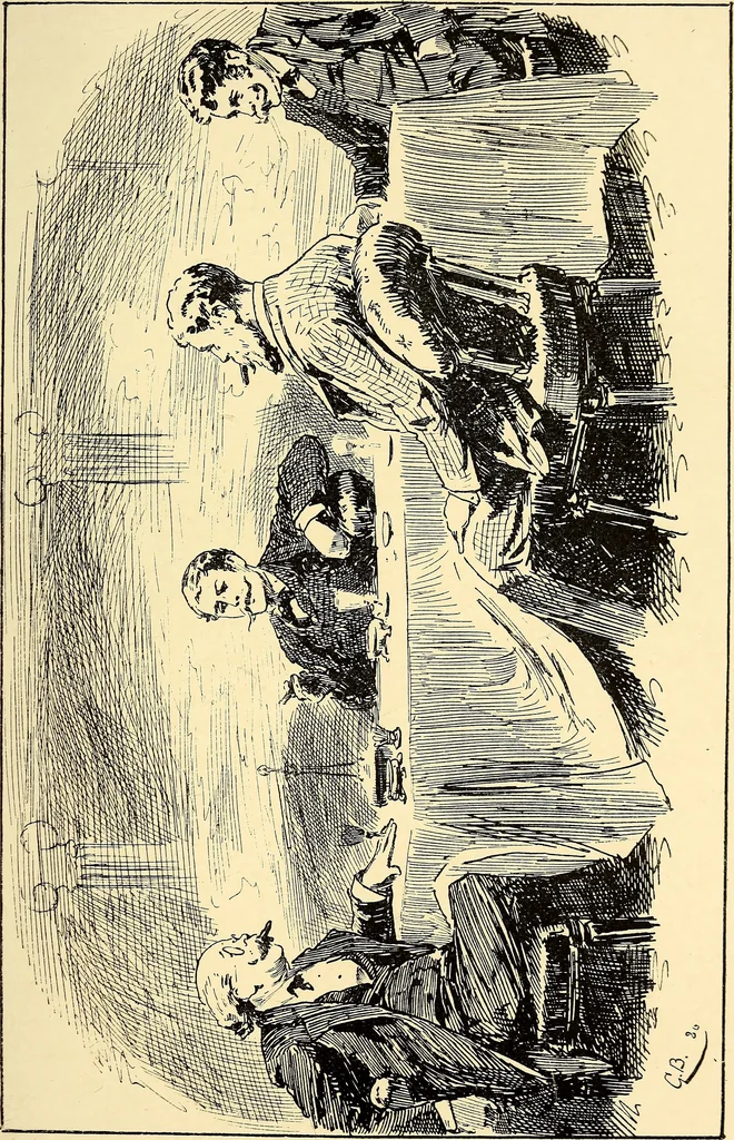 An illustration from The log of the "Flying Fish" : a story of aerial and submarine peril and adventure, 1887, leaf 62