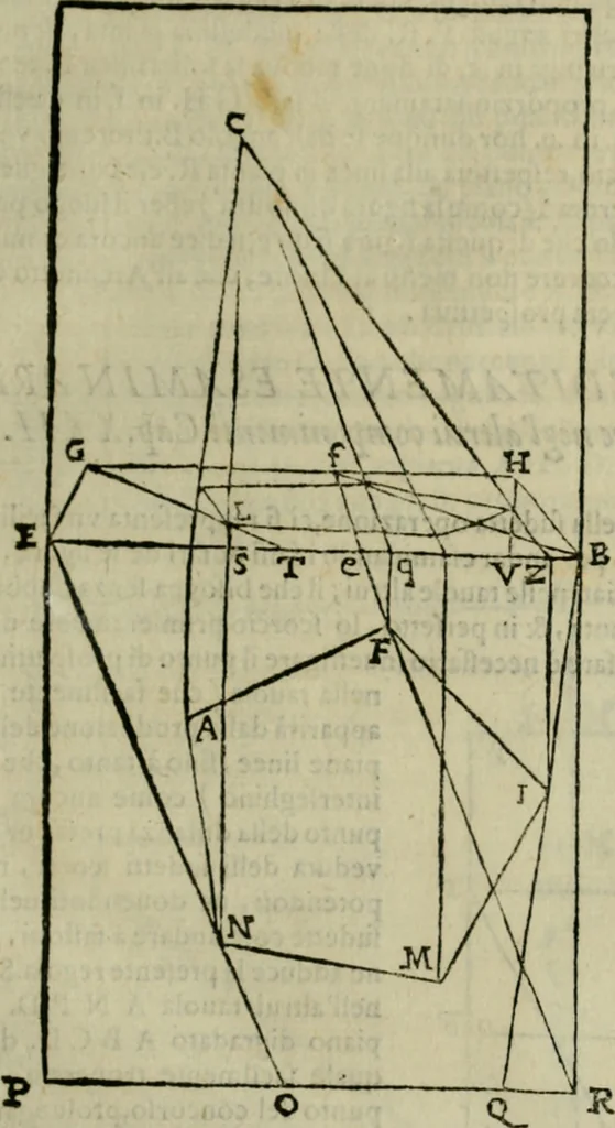 An illustration from Lo inganno de gl'occhi, prospettiva pratica, 1625, leaf 42