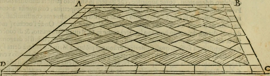 An illustration from Lo inganno de gl'occhi, prospettiva pratica, 1625, leaf 66