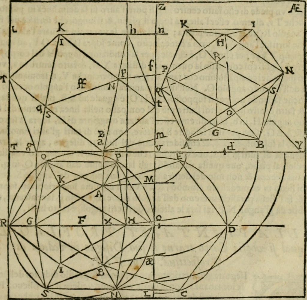 An illustration from Lo inganno de gl'occhi, prospettiva pratica, 1625, leaf 84