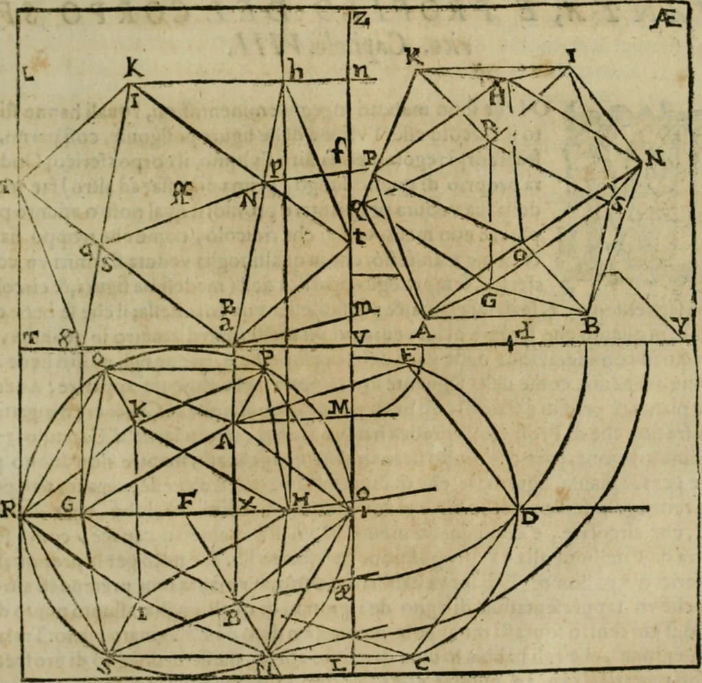 An illustration from Lo inganno de gl'occhi, prospettiva pratica, 1625, leaf 86