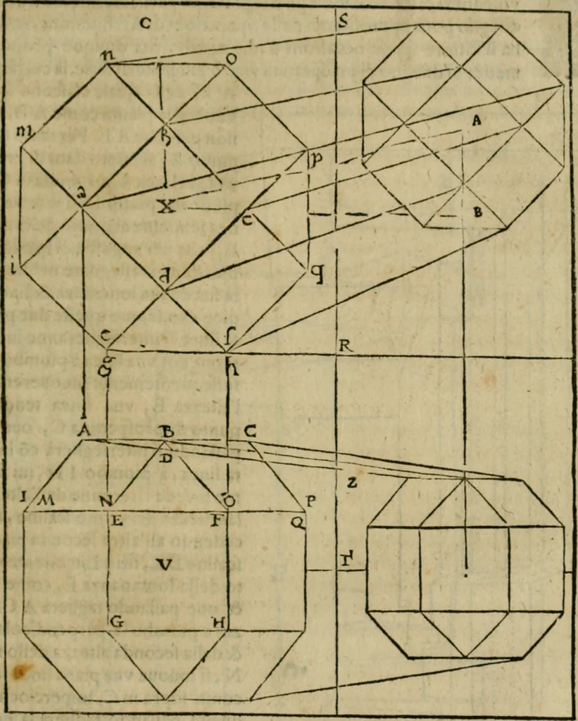 An illustration from Lo inganno de gl'occhi, prospettiva pratica, 1625, leaf 90