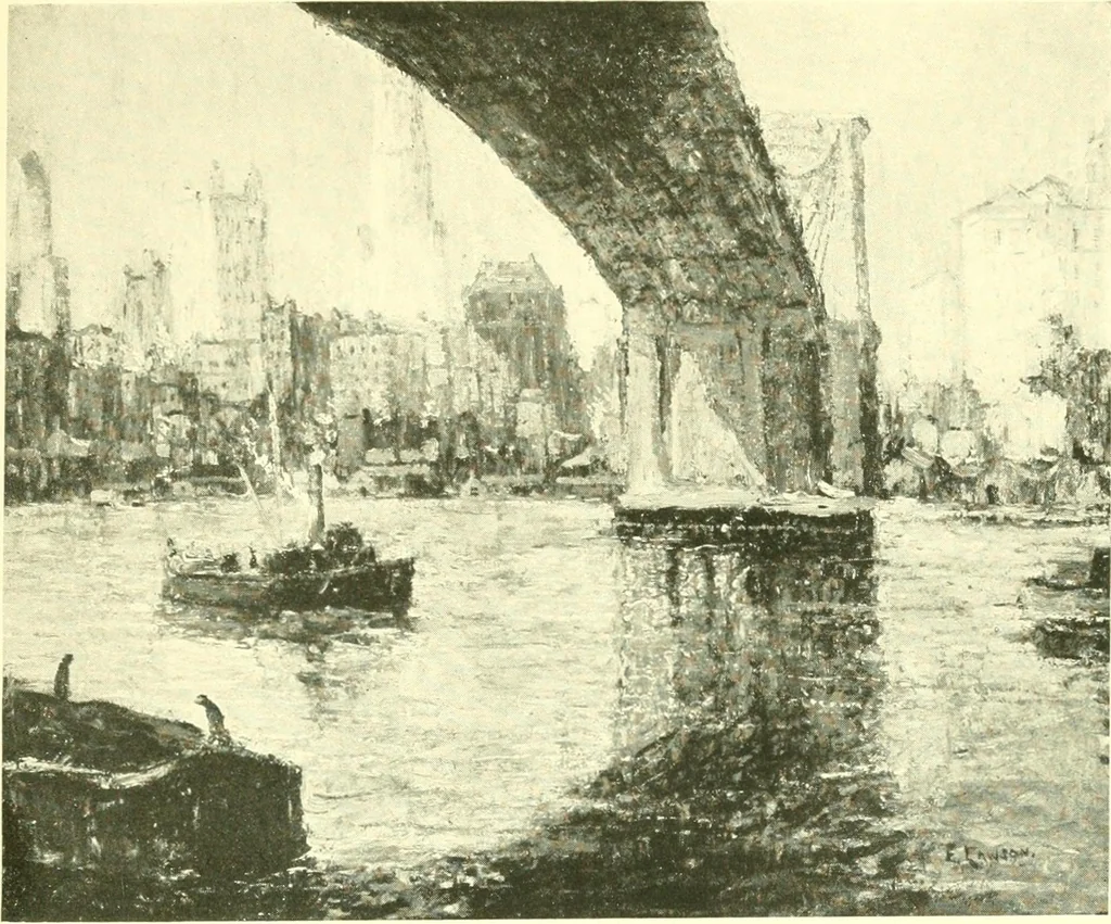 An illustration from A loiterer in New York;, 1917, leaf 32
