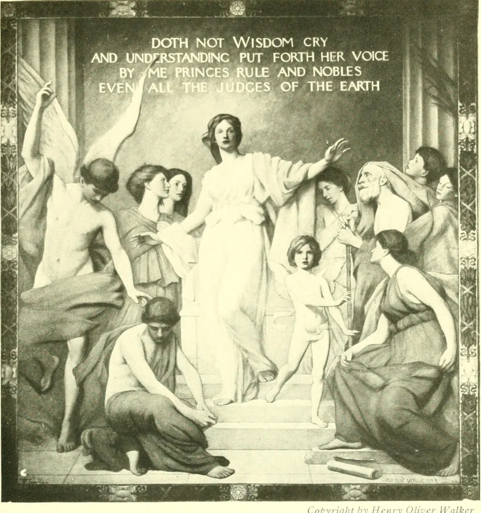 An illustration from A loiterer in New York;, 1917, leaf 336