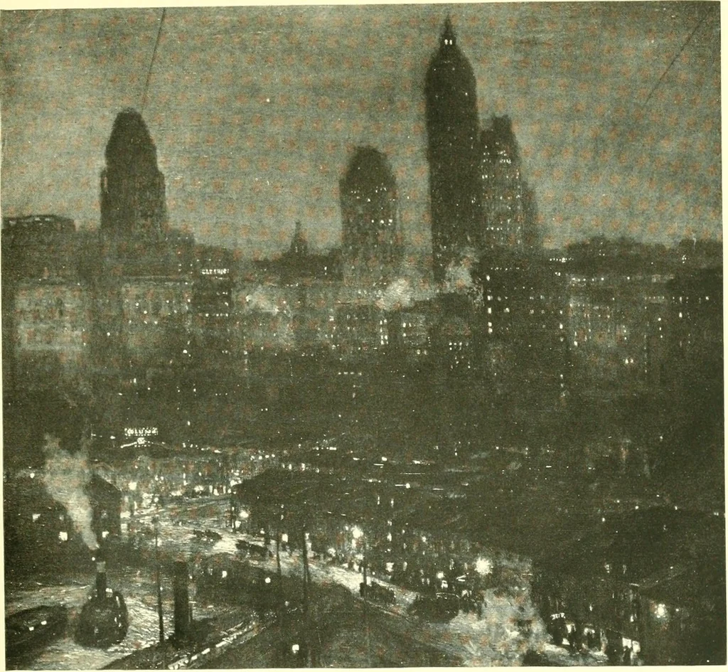 An illustration from A loiterer in New York;, 1917, leaf 48