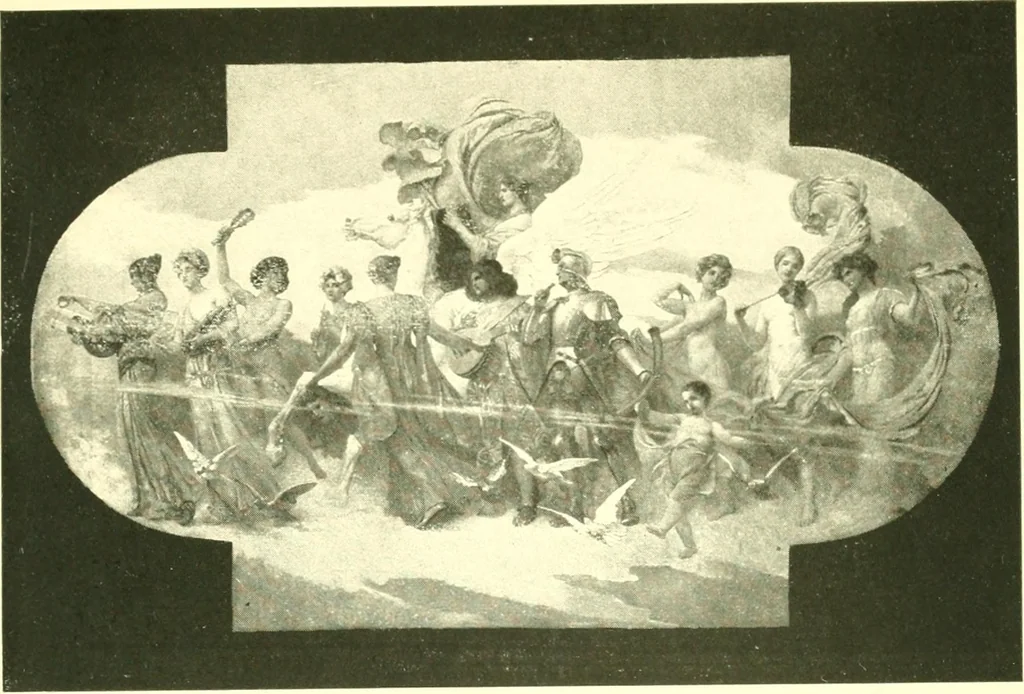 An illustration from A loiterer in New York;, 1917, leaf 574