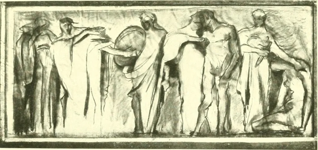 An illustration from A loiterer in New York;, 1917, leaf 580