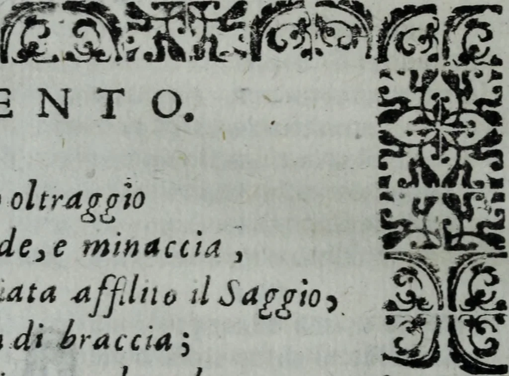 An illustration from L'Olivastro, overo, Il poeta sfortvnato : poema fantastico, 1642, leaf 137