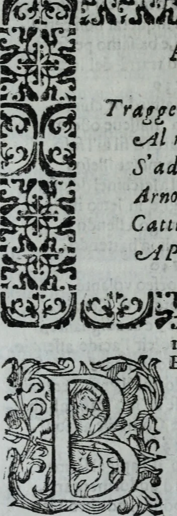 An illustration from L'Olivastro, overo, Il poeta sfortvnato : poema fantastico, 1642, leaf 177