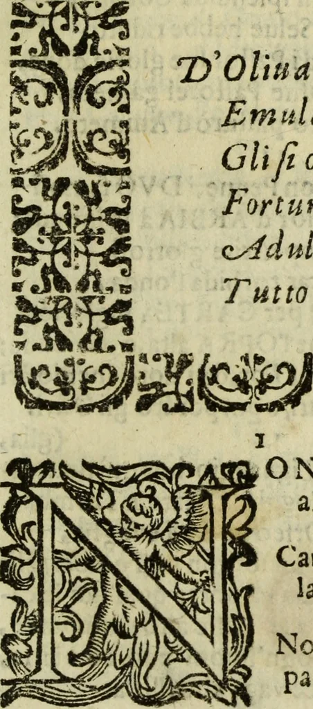 An illustration from L'Olivastro, overo, Il poeta sfortvnato : poema fantastico, 1642, leaf 20
