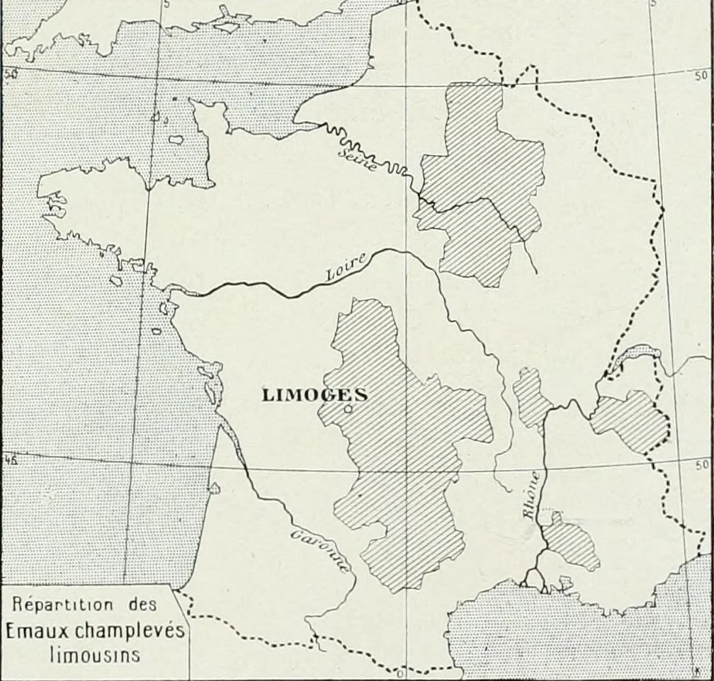An illustration from Léonard Limosin et les émailleurs français, 1913, leaf 132