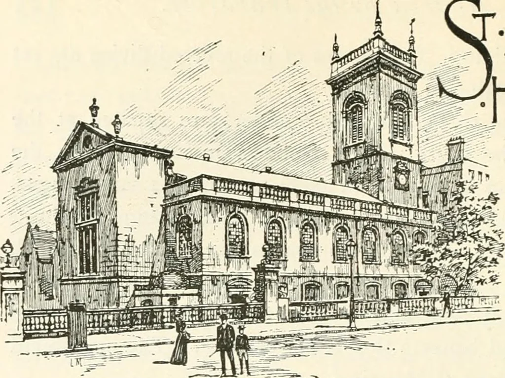 An illustration from London city churches, 1896, leaf 147