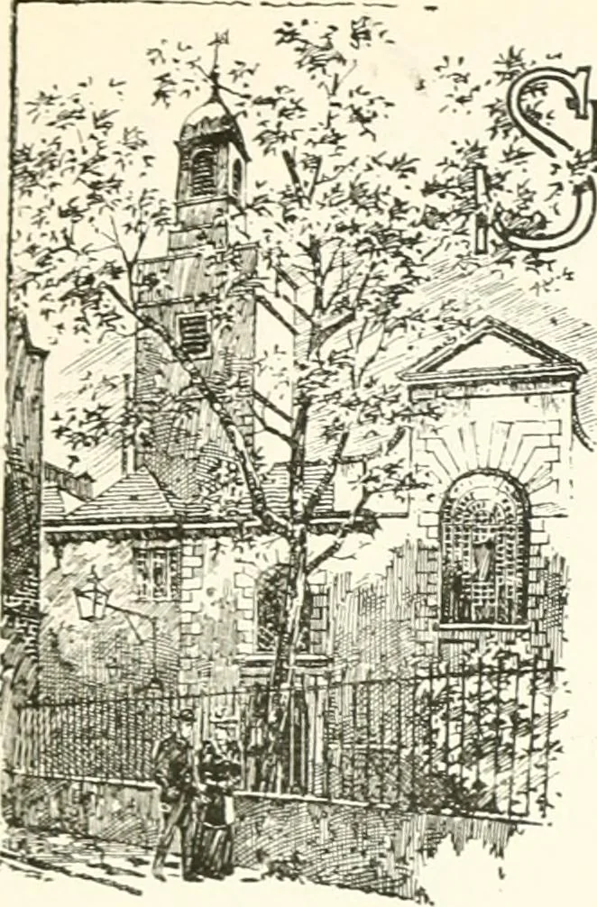 An illustration from London city churches, 1896, leaf 154