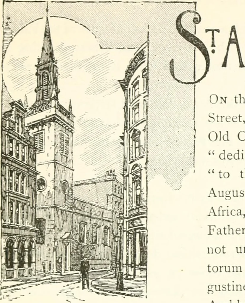An illustration from London city churches, 1896, leaf 156
