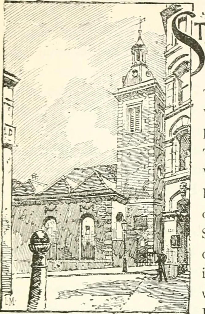 An illustration from London city churches, 1896, leaf 160