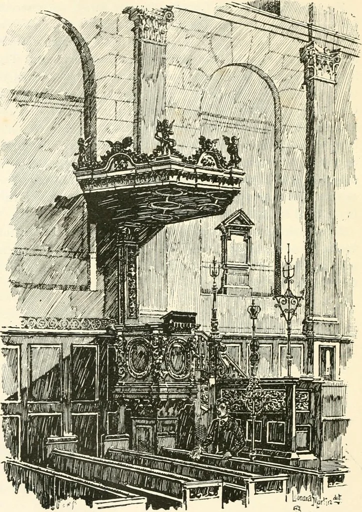 An illustration from London city churches, 1896, leaf 181