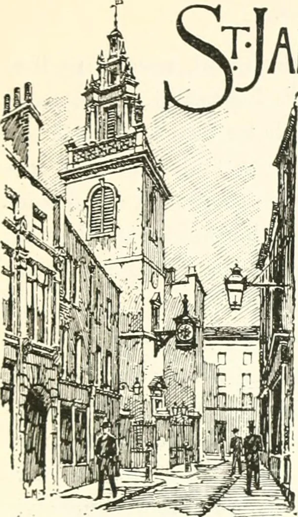 An illustration from London city churches, 1896, leaf 206