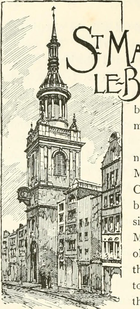An illustration from London city churches, 1896, leaf 273