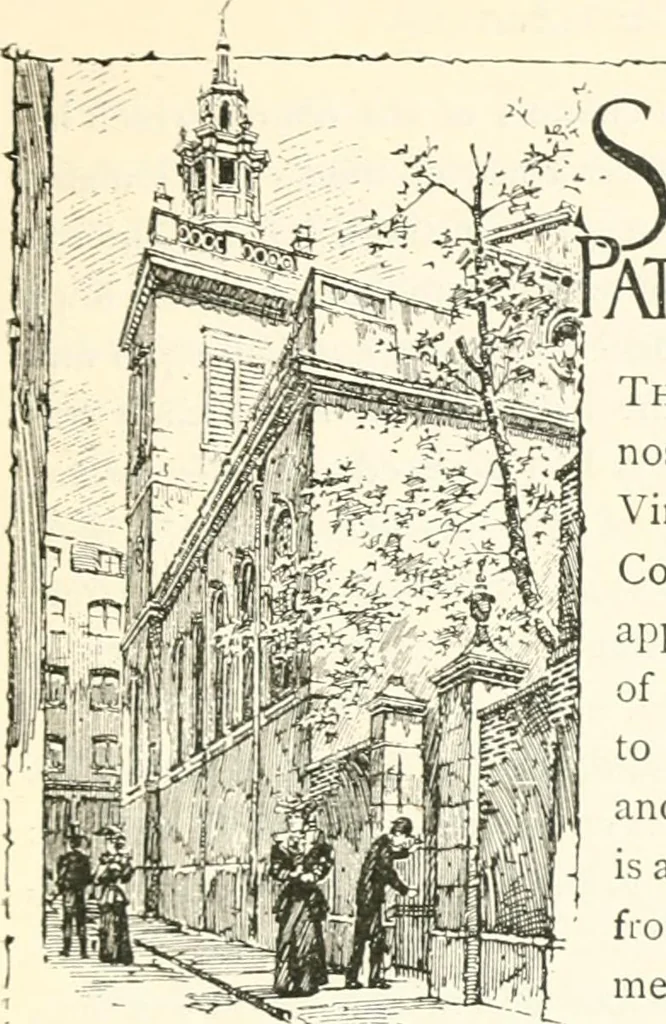 An illustration from London city churches, 1896, leaf 290