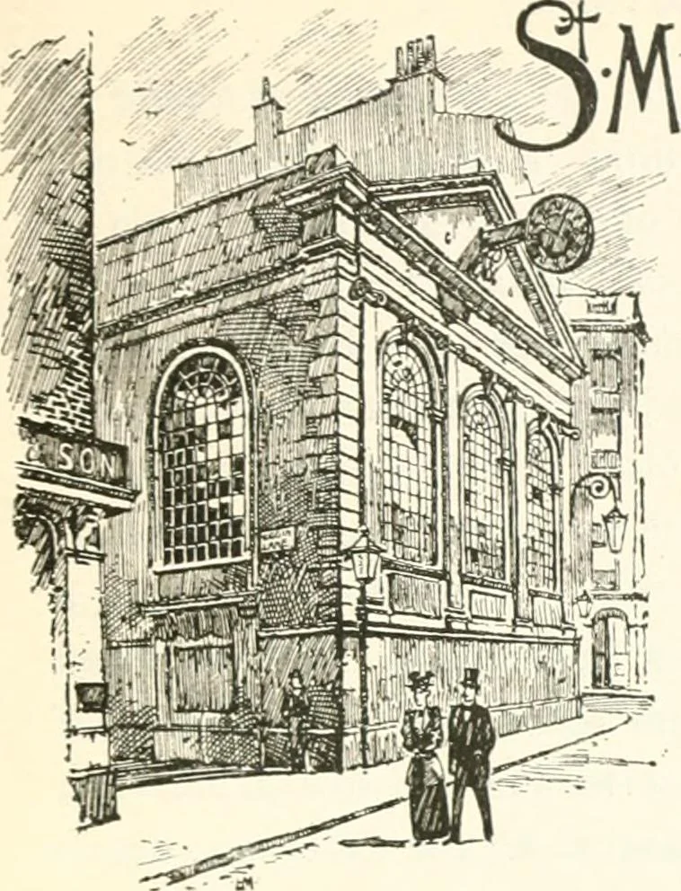 An illustration from London city churches, 1896, leaf 296