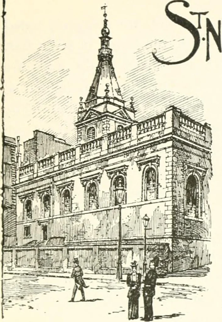 An illustration from London city churches, 1896, leaf 306