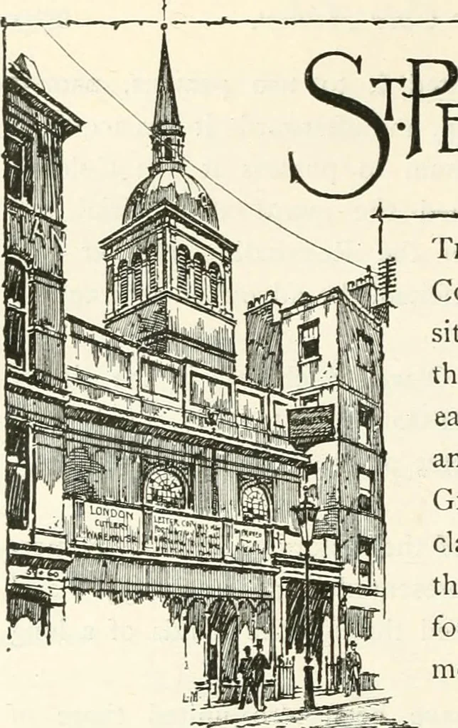 An illustration from London city churches, 1896, leaf 311