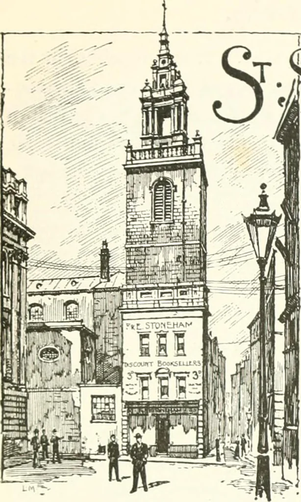 An illustration from London city churches, 1896, leaf 320