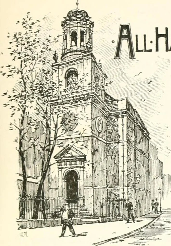 An illustration from London city churches, 1896, leaf 346