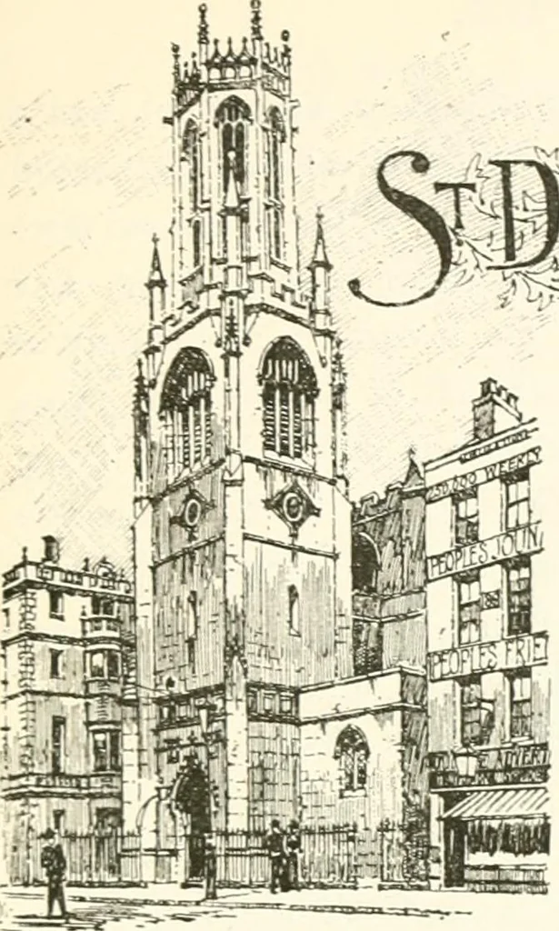 An illustration from London city churches, 1896, leaf 370