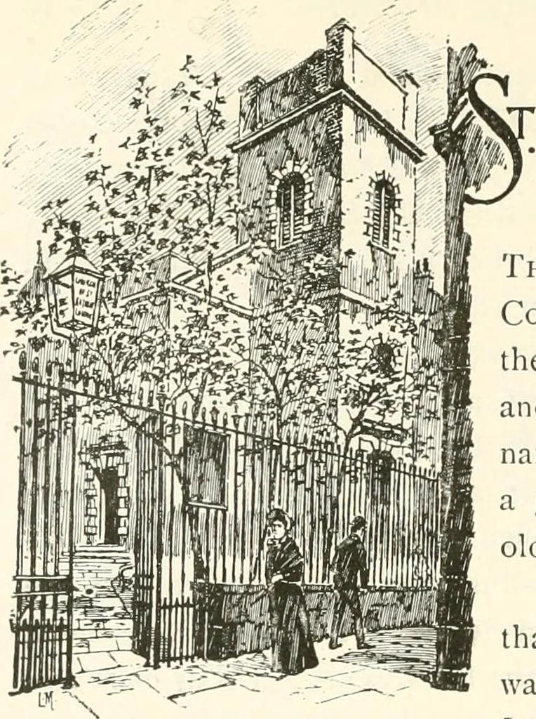 An illustration from London city churches, 1896, leaf 379