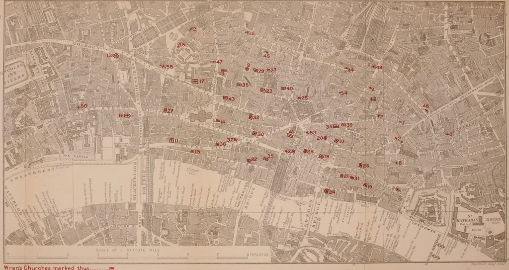An illustration from London city churches, 1896, leaf 435