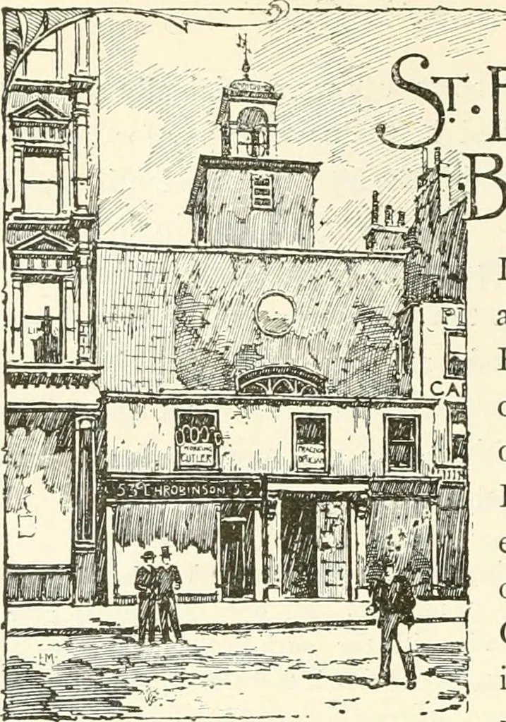 An illustration from London city churches, 1896, leaf 65