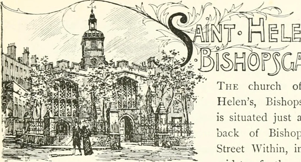 An illustration from London city churches, 1896, leaf 88