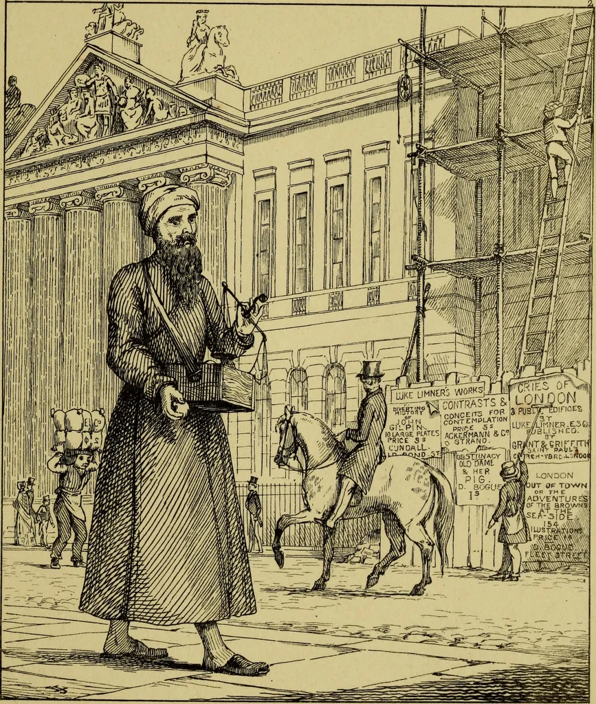 An illustration from London cries & public edifices, 1851, leaf 16