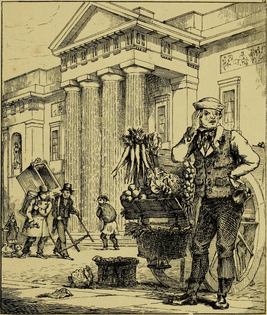 An illustration from London cries & public edifices, 1851, leaf 46