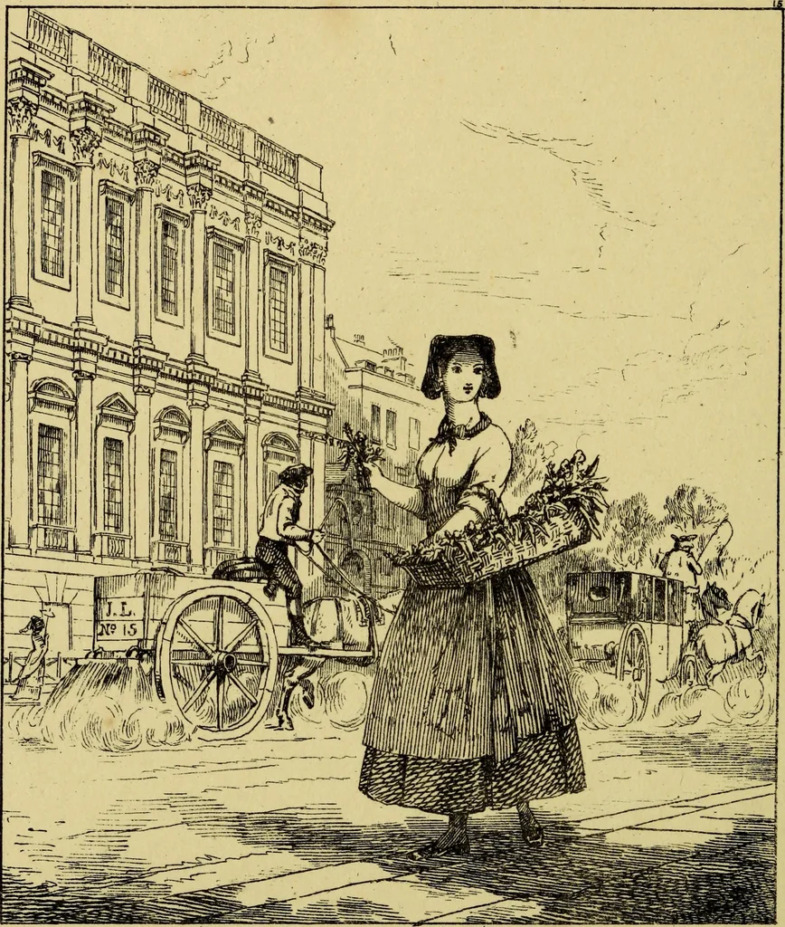An illustration from London cries & public edifices, 1851, leaf 55