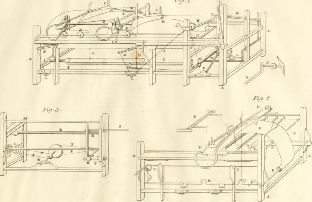 An illustration from A London encyclopaedia, or universal dictionary of science, art, literature and practical mechanics : comprising a popular view of the present state of knowledge : illustrated by numerous engravings, a general atlas, and appropriate diagrams, 1829, leaf 58