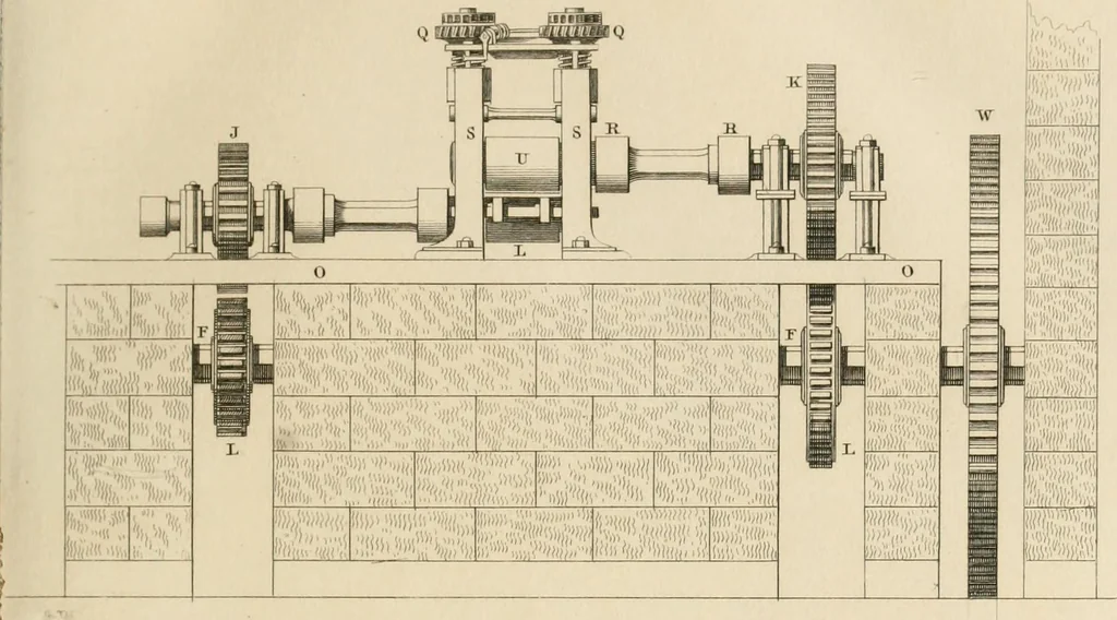 An illustration from A London encyclopaedia, or universal dictionary of science, art, literature and practical mechanics : comprising a popular view of the present state of knowledge : illustrated by numerous engravings, a general atlas, and appropriate diagrams, 1829, leaf 52