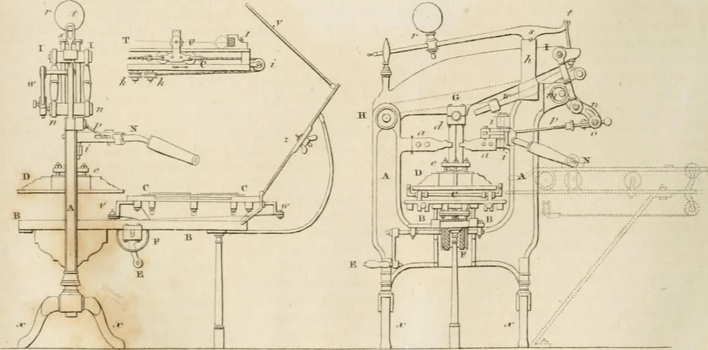 An illustration from A London encyclopaedia, or universal dictionary of science, art, literature and practical mechanics : comprising a popular view of the present state of knowledge : illustrated by numerous engravings, a general atlas, and appropriate diagrams, 1829, leaf 101