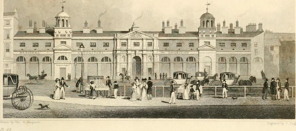 An illustration from London and its environs in the nineteenth century : illustrated by a series of views from original drawings, 1831, leaf 172