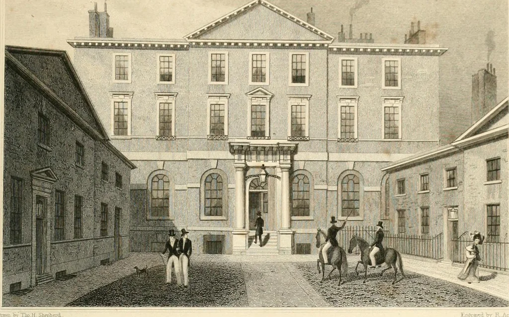 An illustration from London and its environs in the nineteenth century : illustrated by a series of views from original drawings, 1831, leaf 174